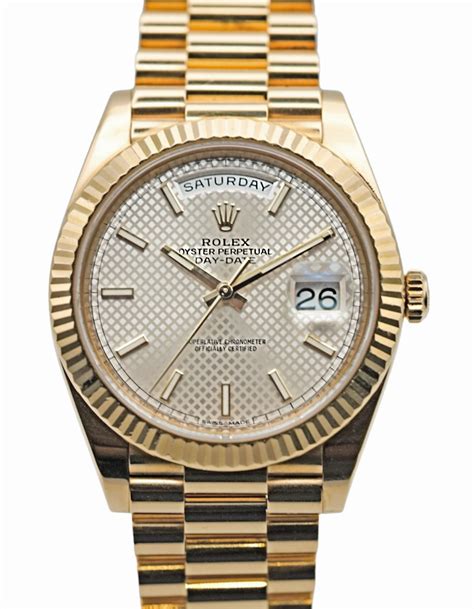 rolex day date gold silver|rolex day date 40 228238.